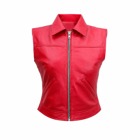 Terry Bogard Red Cosplay Vest