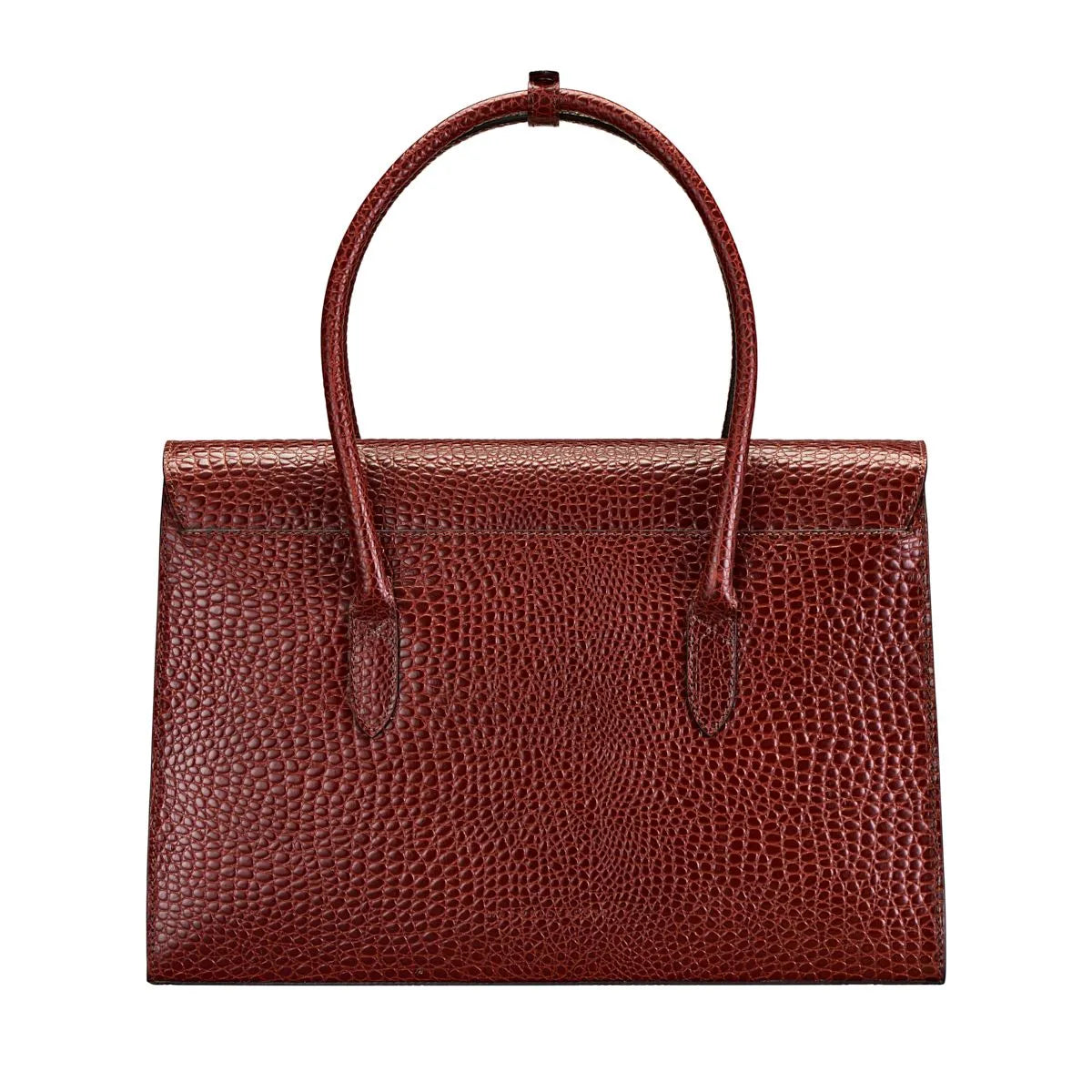 The Fabia Croco - Ladies Croc Leather Work Laptop Handbag