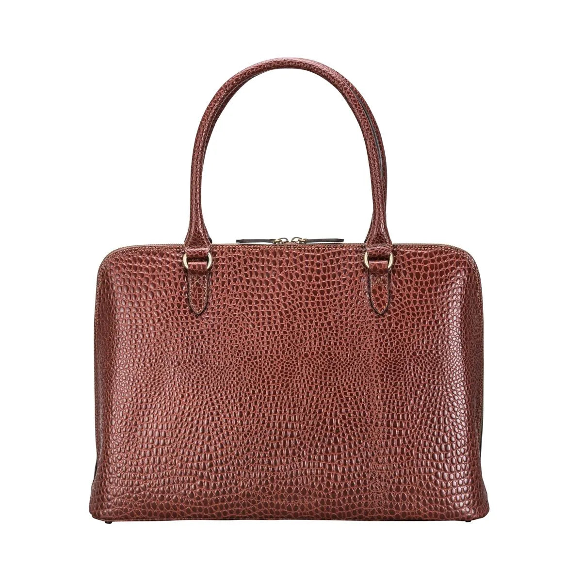 The Fiorella Croco - Croc Effect Laptop Briefcase For Women