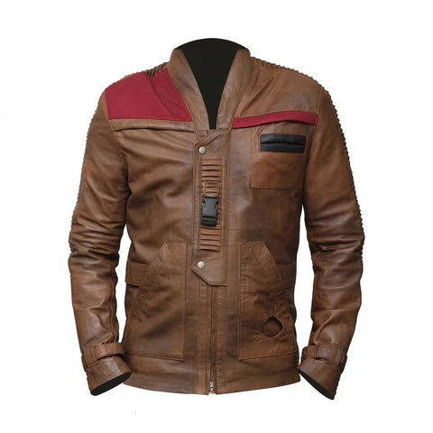 Finn The Force Awakens John Boyega Leather Jacket