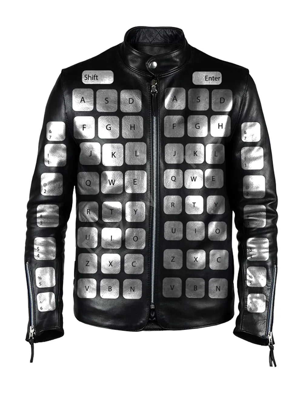 The Keyboard Leather Jacket