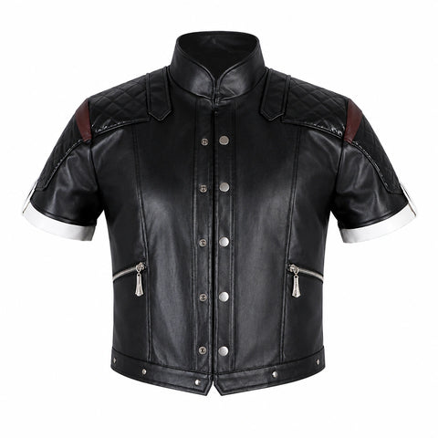 Game Kyo Kusanagi Black Leather Jacket
