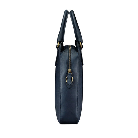 The Sorrento Saffiano - Ladies Luxury Leather Laptop Bag