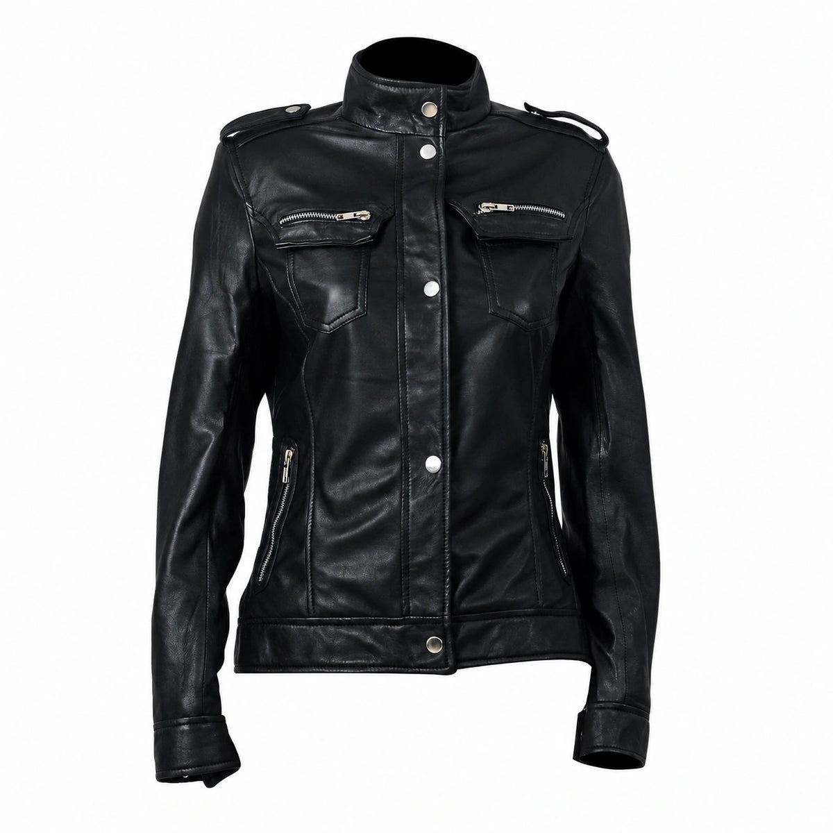 Lara Croft Tomb Raider Black Leather Jacket