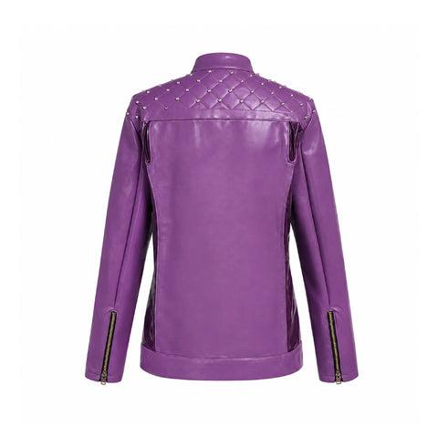 Travis Strikes Again Purple Studded Jacket