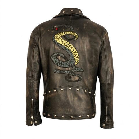 Tunnel Snakes Rule Fallout 3 Biker Leather Jacket