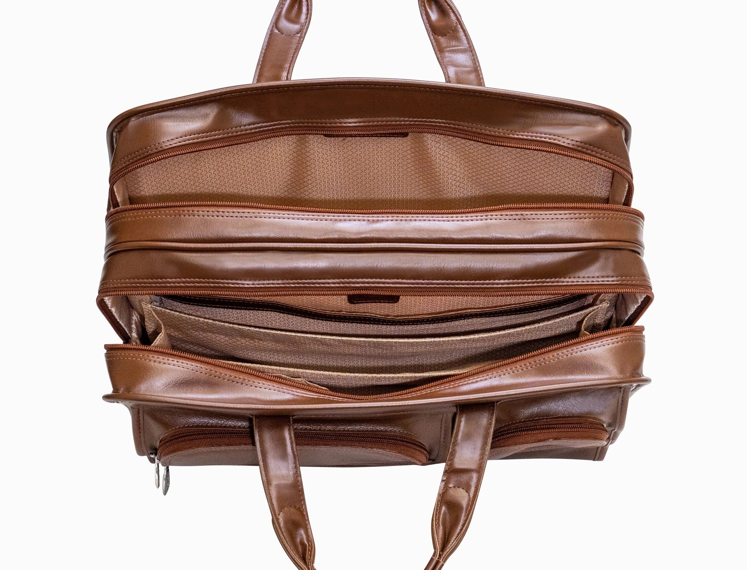 USA Hubbard Brown Leather Briefcase