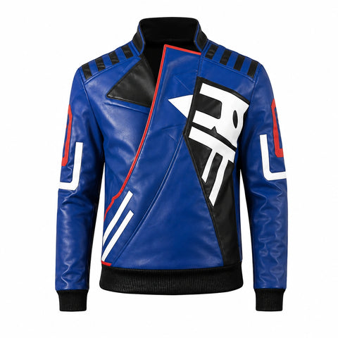 Valorant Protocol Agent Yoru Blue Bomber Jacket