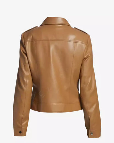 Vegan Motorcycle Leather Jacket