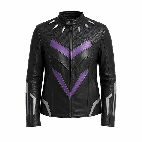 Black Panther Wakanda Forever Leather Jacket