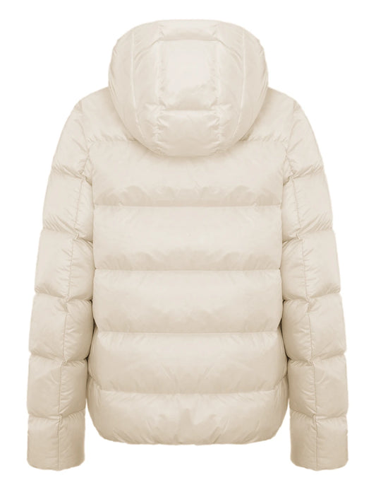 White Hooded Puffer Jacket