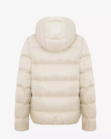 White Hooded Puffer Jacket