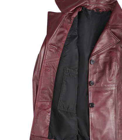 Womens-Three-Button-Leather-Blazer