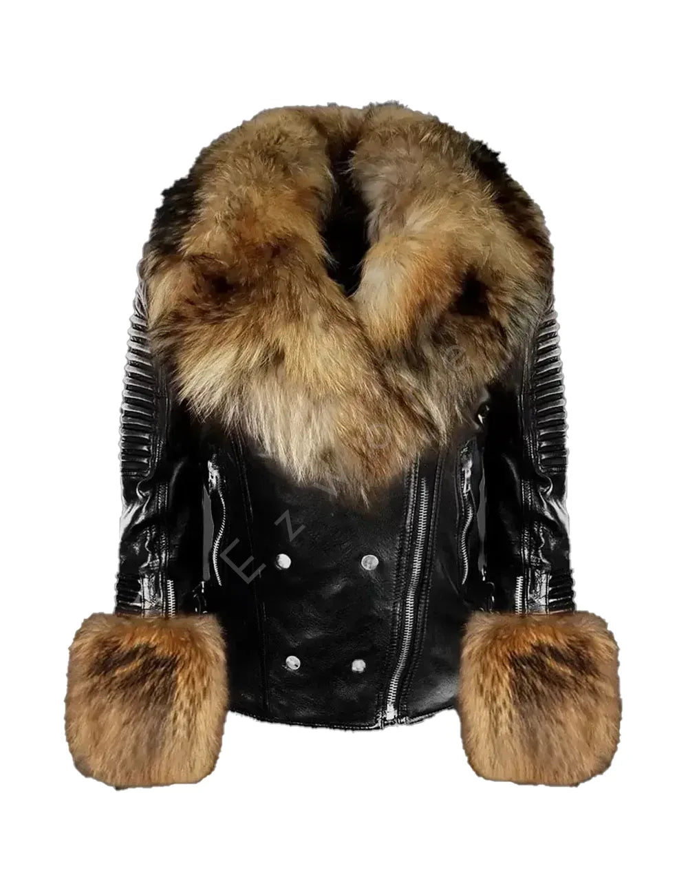 Womens Fur Leather Jacket