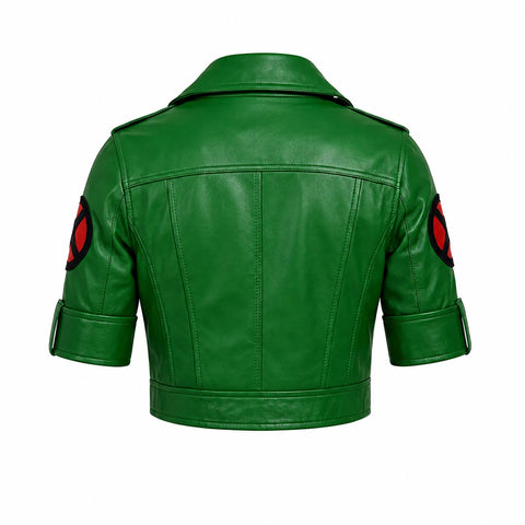 Rogue Green Cropped Costume Jacket