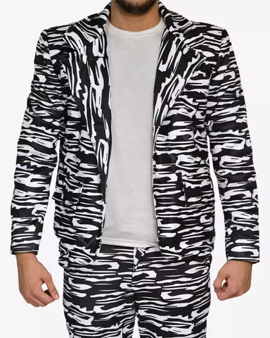 Zebra Print Tracksuit