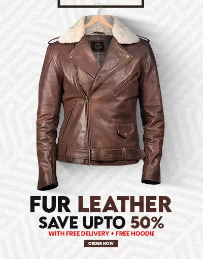 Fur Leather Jacket 